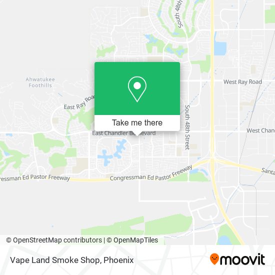 Mapa de Vape Land Smoke Shop