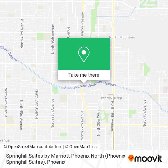 Springhill Suites by Marriott Phoenix North (Phoenix Springhill Suites) map