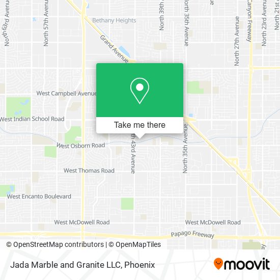 Jada Marble and Granite LLC map