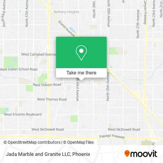 Jada Marble and Granite LLC map