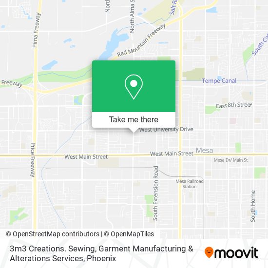 3m3 Creations. Sewing, Garment Manufacturing & Alterations Services map