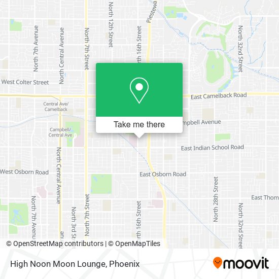 High Noon Moon Lounge map