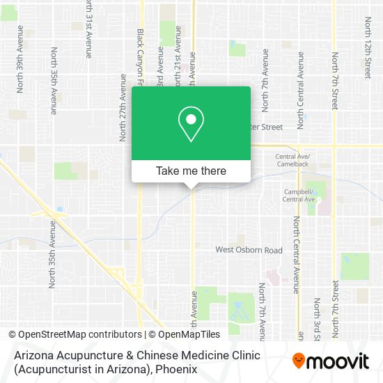 Mapa de Arizona Acupuncture & Chinese Medicine Clinic (Acupuncturist in Arizona)