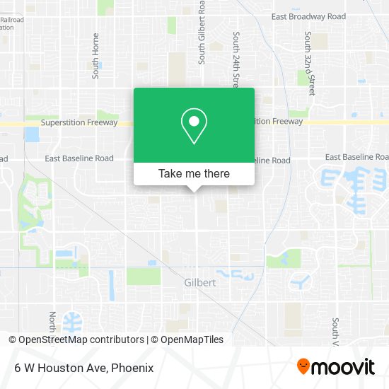 6 W Houston Ave map