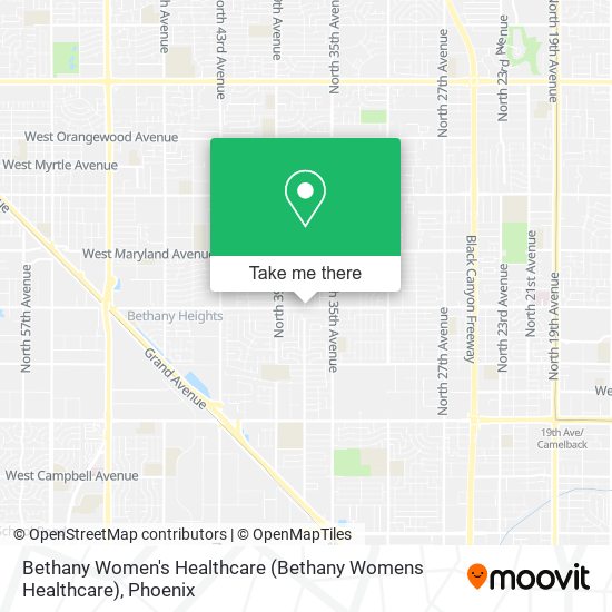 Mapa de Bethany Women's Healthcare (Bethany Womens Healthcare)