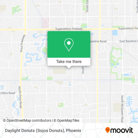 Daylight Donuts (Sojos Donuts) map