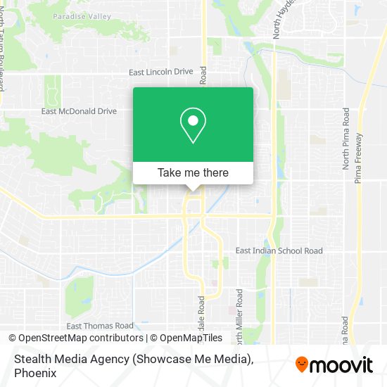 Mapa de Stealth Media Agency (Showcase Me Media)