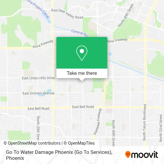 Go To Water Damage Phoenix (Go To Services) map