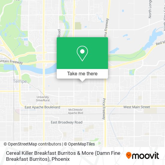 Mapa de Cereal Killer Breakfast Burritos & More (Damn Fine Breakfast Burritos)