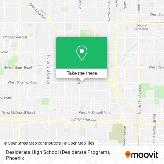Desiderata High School (Desiderata Program) map