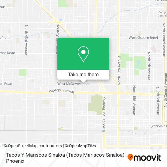 Tacos Y Mariscos Sinaloa map