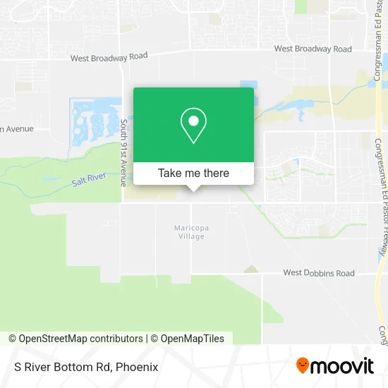 S River Bottom Rd map
