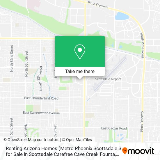 Mapa de Renting Arizona Homes