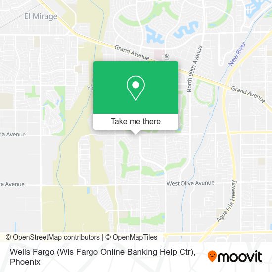 Wells Fargo (Wls Fargo Online Banking Help Ctr) map