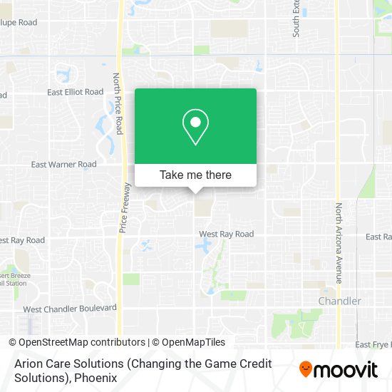 Mapa de Arion Care Solutions (Changing the Game Credit Solutions)