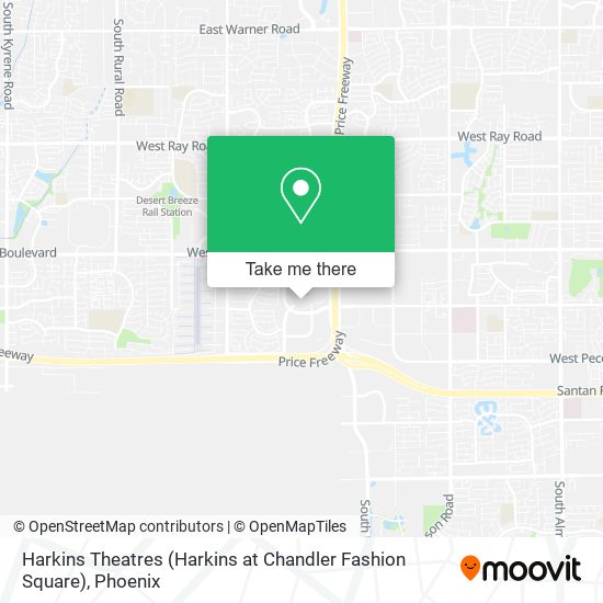 Mapa de Harkins Theatres (Harkins at Chandler Fashion Square)