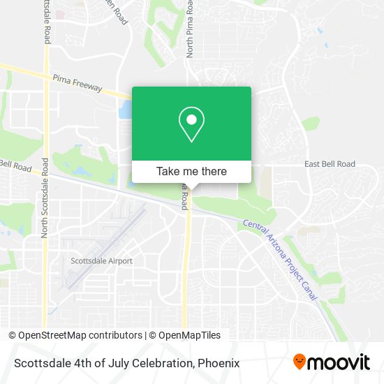 Mapa de Scottsdale 4th of July Celebration
