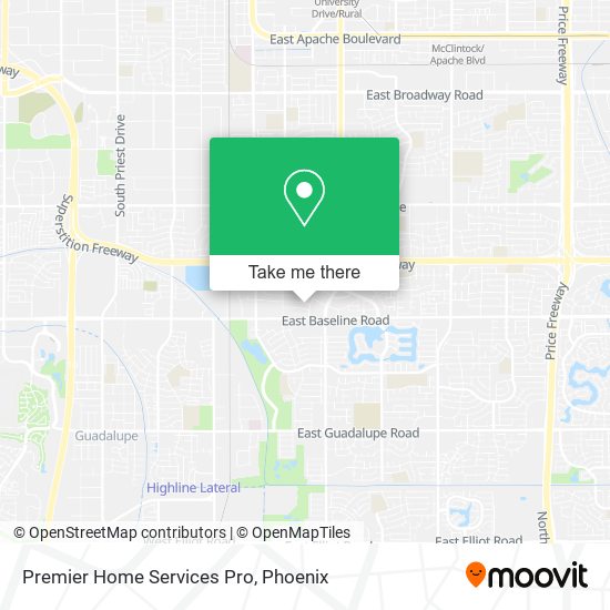 Mapa de Premier Home Services Pro