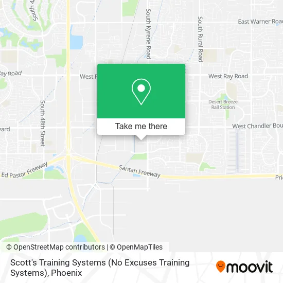 Scott's Training Systems (No Excuses Training Systems) map