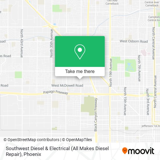 Mapa de Southwest Diesel & Electrical (All Makes Diesel Repair)