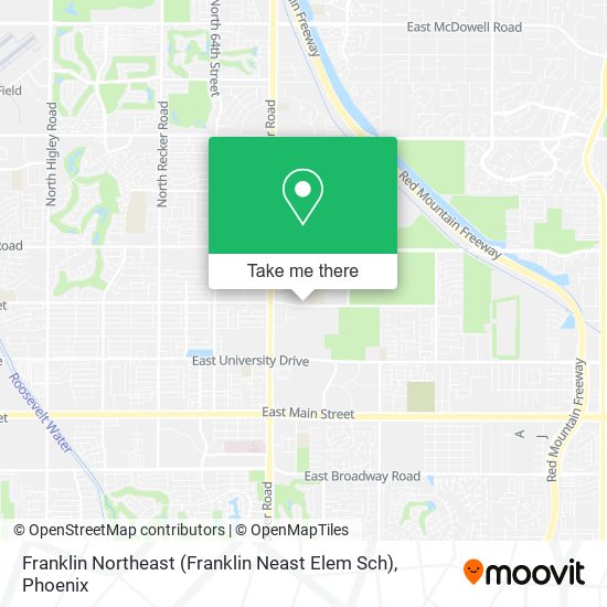 Mapa de Franklin Northeast (Franklin Neast Elem Sch)