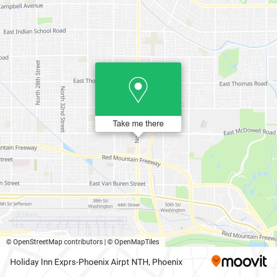 Mapa de Holiday Inn Exprs-Phoenix Airpt NTH