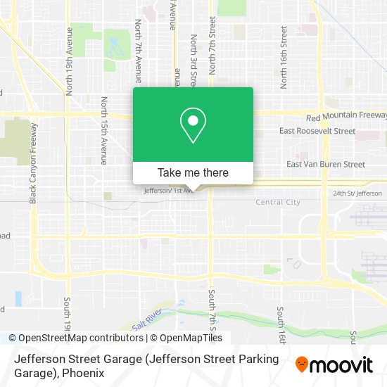 Jefferson Street Garage map