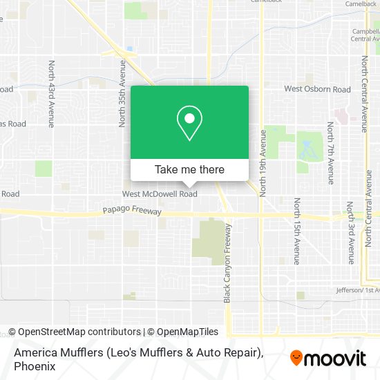 Mapa de America Mufflers (Leo's Mufflers & Auto Repair)