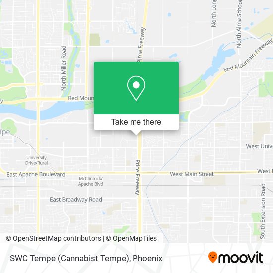 SWC Tempe (Cannabist Tempe) map