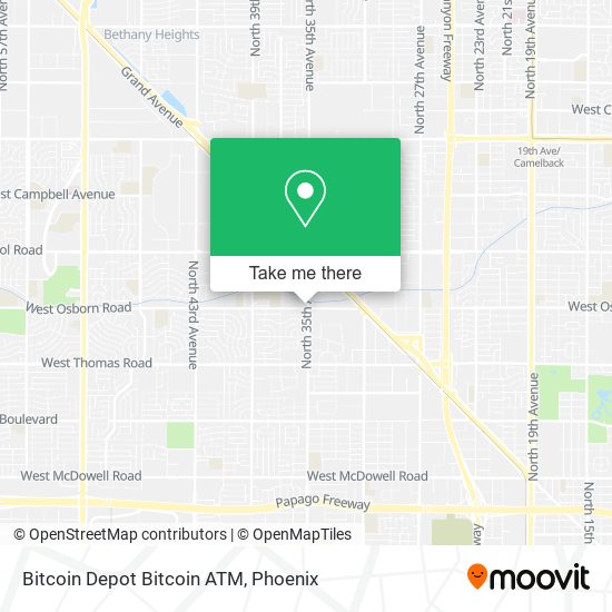 Mapa de Bitcoin Depot Bitcoin ATM