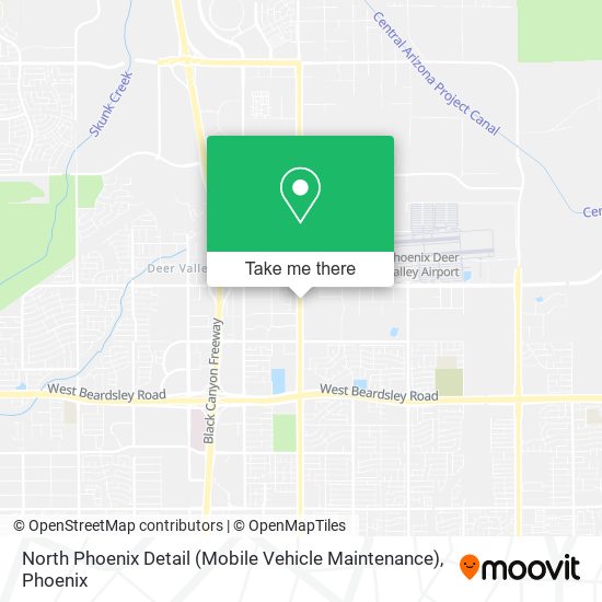 Mapa de North Phoenix Detail (Mobile Vehicle Maintenance)