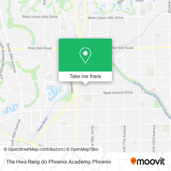 The Hwa Rang do Phoenix Academy map