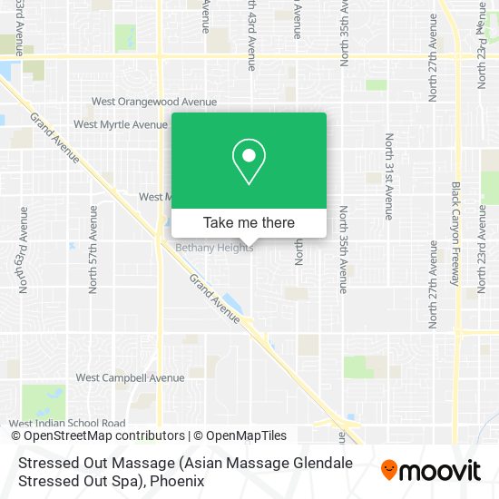 Mapa de Stressed Out Massage (Asian Massage Glendale Stressed Out Spa)