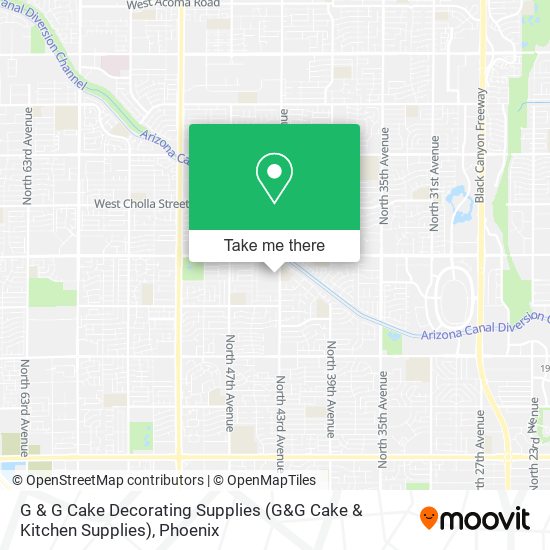 Mapa de G & G Cake Decorating Supplies