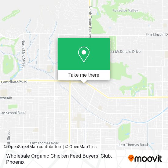 Mapa de Wholesale Organic Chicken Feed Buyers' Club