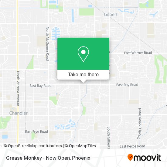 Grease Monkey - Now Open map