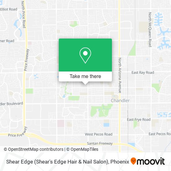 Mapa de Shear Edge (Shear's Edge Hair & Nail Salon)