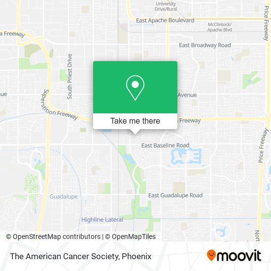 The American Cancer Society map