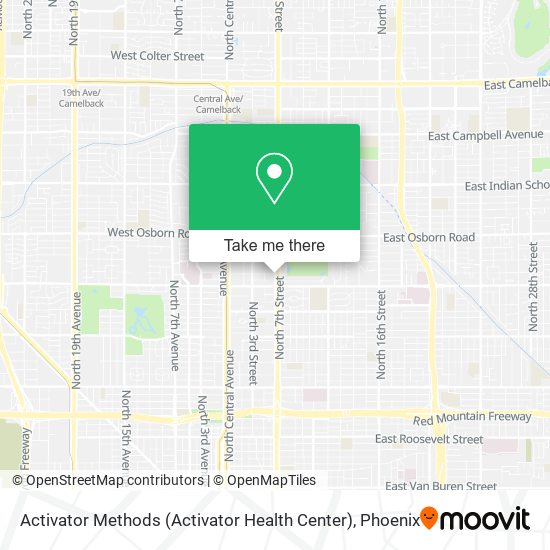 Activator Methods (Activator Health Center) map