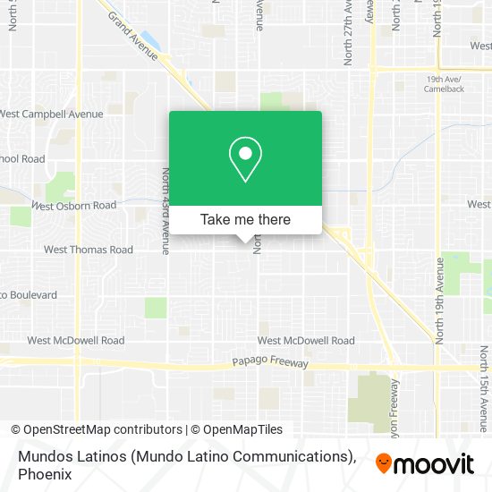 Mundos Latinos (Mundo Latino Communications) map