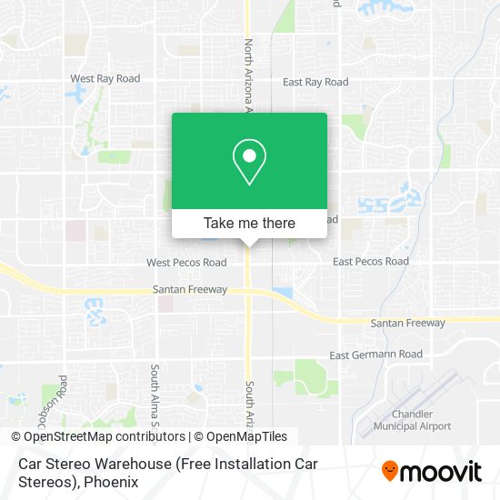 Car Stereo Warehouse (Free Installation Car Stereos) map