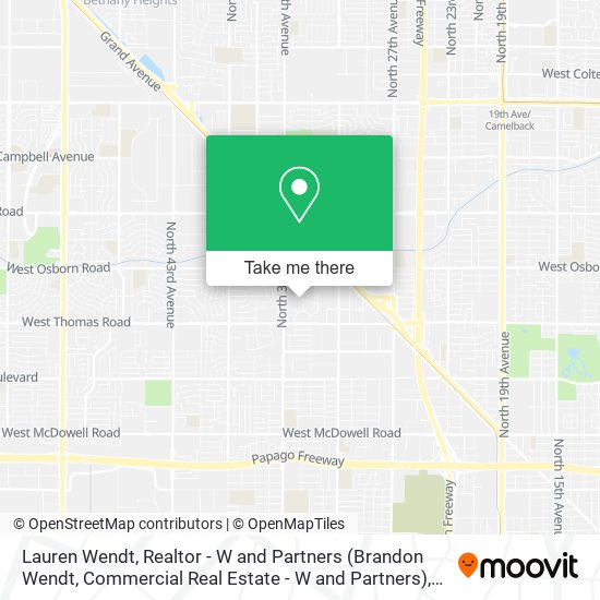 Mapa de Lauren Wendt, Realtor - W and Partners (Brandon Wendt, Commercial Real Estate - W and Partners)