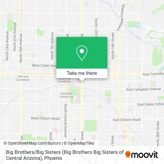 Big Brothers / Big Sisters (Big Brothers Big Sisters of Central Arizona) map