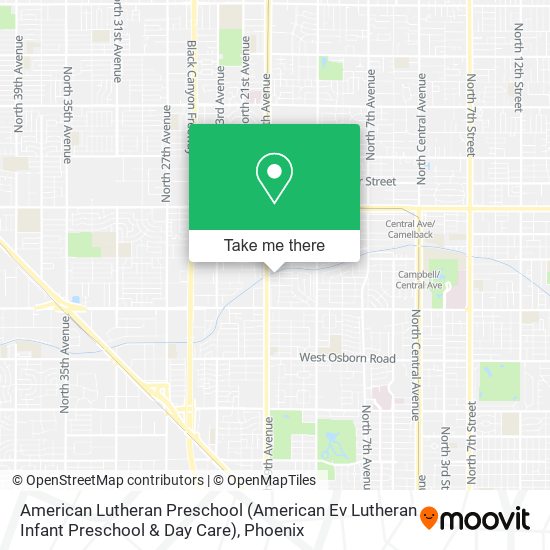 Mapa de American Lutheran Preschool (American Ev Lutheran Infant Preschool & Day Care)