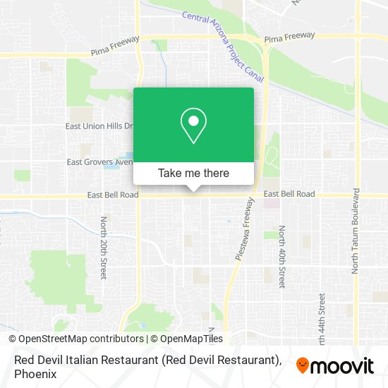 Mapa de Red Devil Italian Restaurant