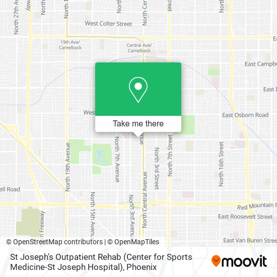 St Joseph's Outpatient Rehab (Center for Sports Medicine-St Joseph Hospital) map