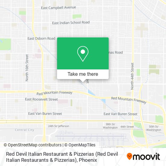 Mapa de Red Devil Italian Restaurant & Pizzerias