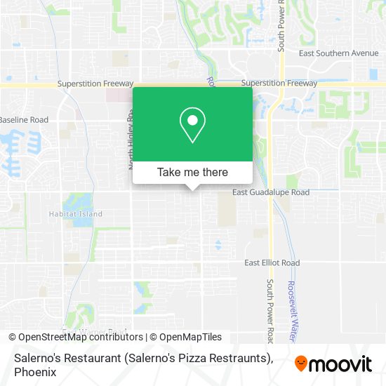 Mapa de Salerno's Restaurant (Salerno's Pizza Restraunts)