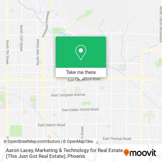 Aaron Lacey, Marketing & Technology for Real Estate (This Just Got Real Estate) map