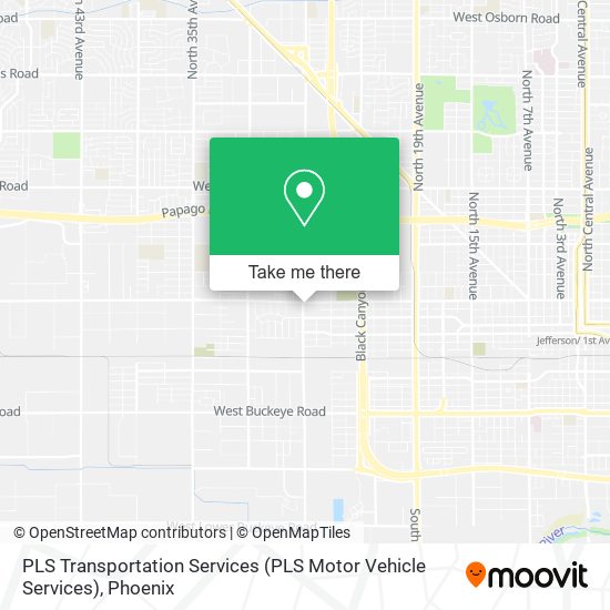 PLS Transportation Services (PLS Motor Vehicle Services) map